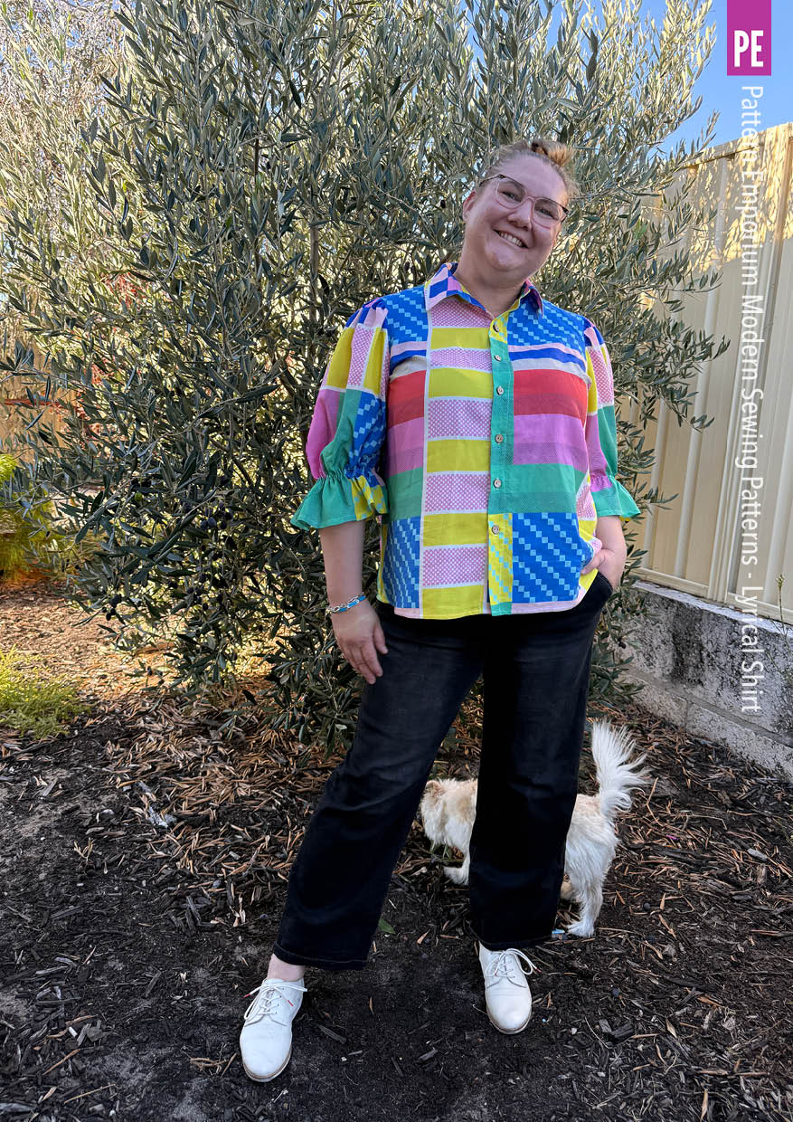 Lyrical Shirt | Tie Neck Shirt PDF Sewing Pattern - Image 73