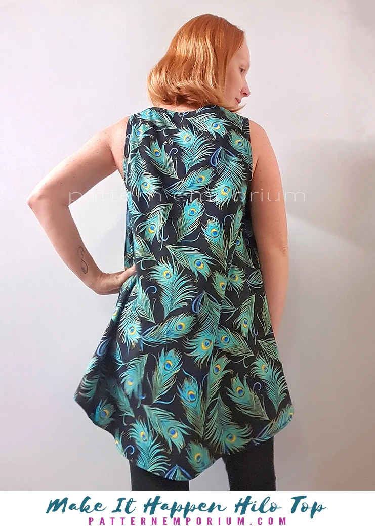 Make It Happen | Woven High-low Top PDF Sewing Pattern - Image 102