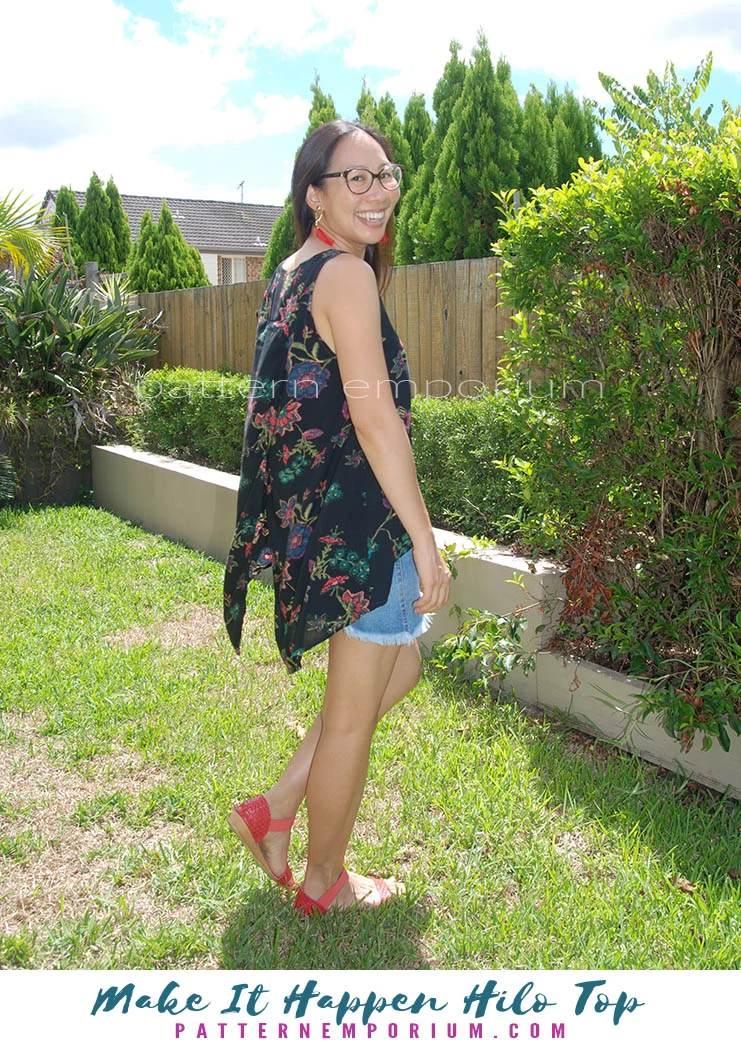 Make It Happen | Woven High-low Top PDF Sewing Pattern - Image 106