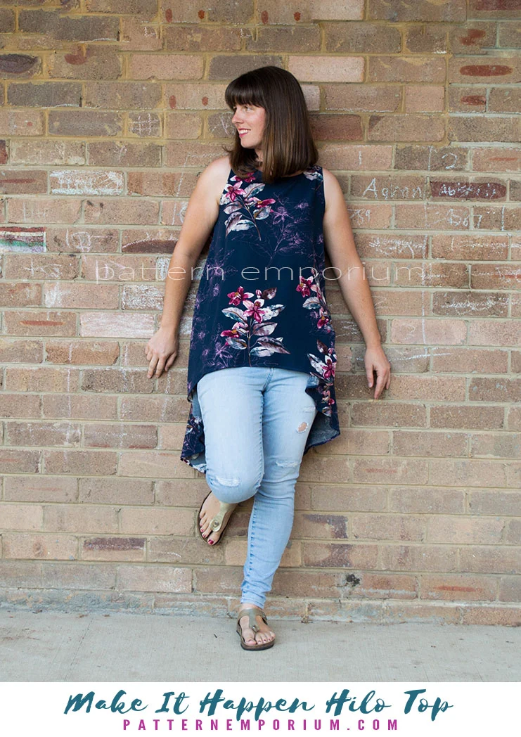 Make It Happen | Woven High-low Top PDF Sewing Pattern - Image 37