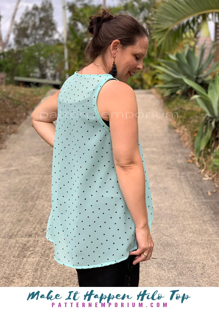 Make It Happen | Woven High-low Top PDF Sewing Pattern - Image 44
