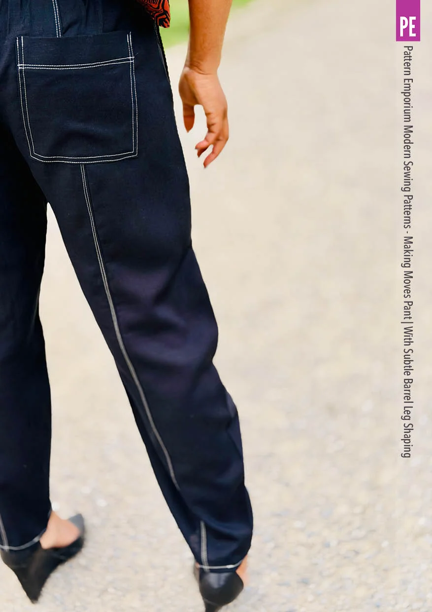 Making Moves Pants | With Subtle Barrel Leg Shaping PDF Sewing Pattern - Image 32