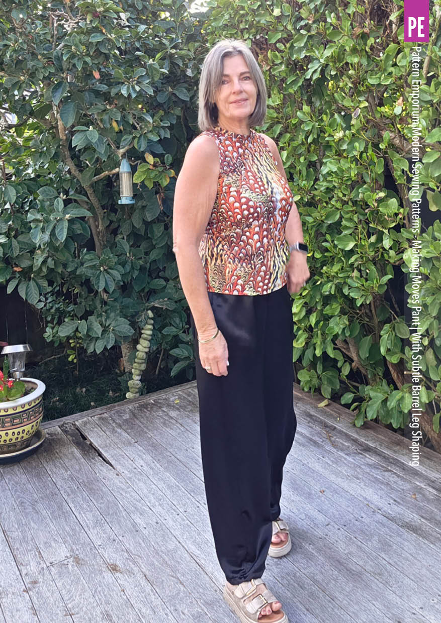 Making Moves Pants | With Subtle Barrel Leg Shaping PDF Sewing Pattern - Image 47