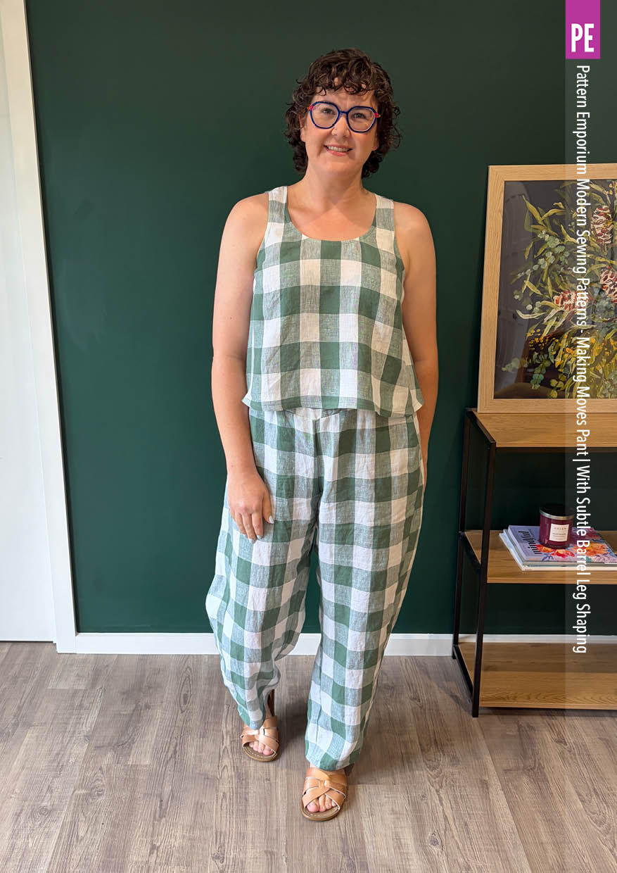 Making Moves Pants | With Subtle Barrel Leg Shaping PDF Sewing Pattern - Image 52