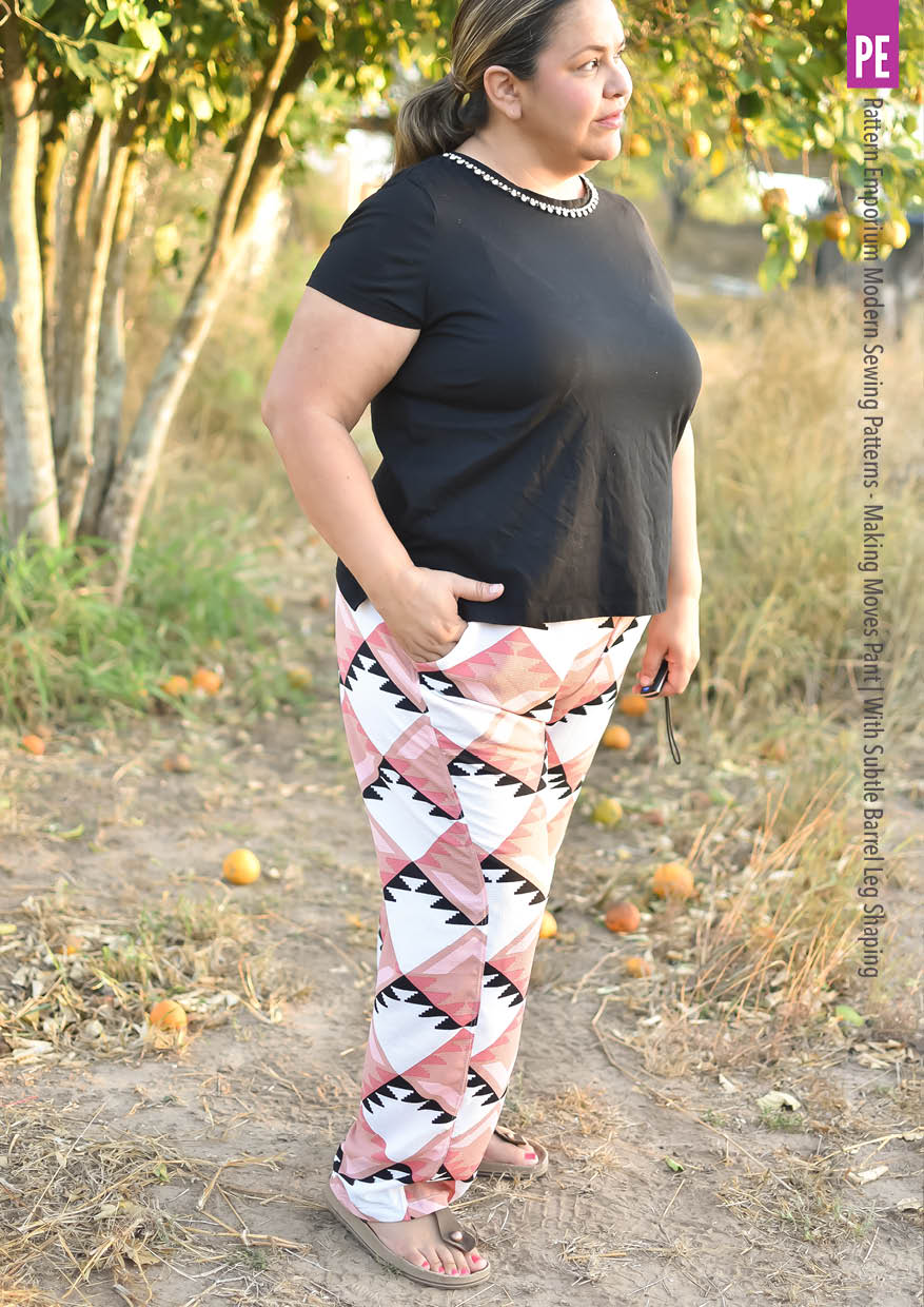 Making Moves Pants | With Subtle Barrel Leg Shaping PDF Sewing Pattern - Image 54