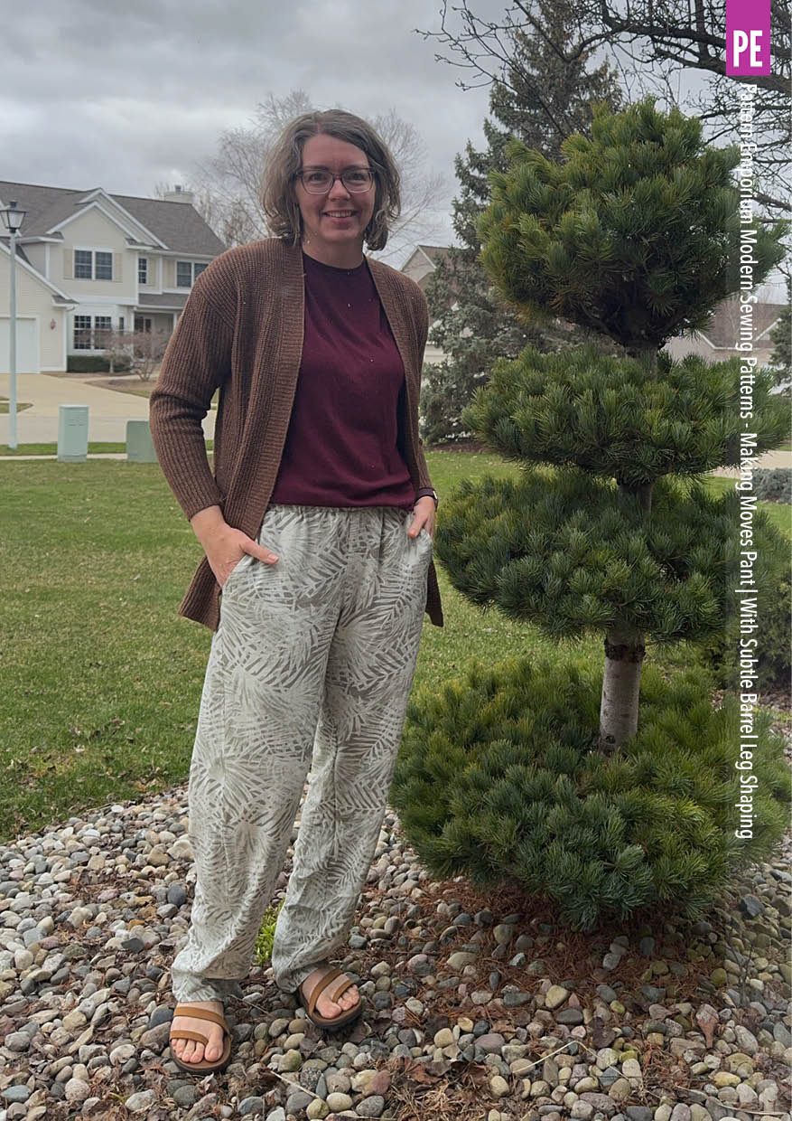 Making Moves Pants | With Subtle Barrel Leg Shaping PDF Sewing Pattern - Image 62