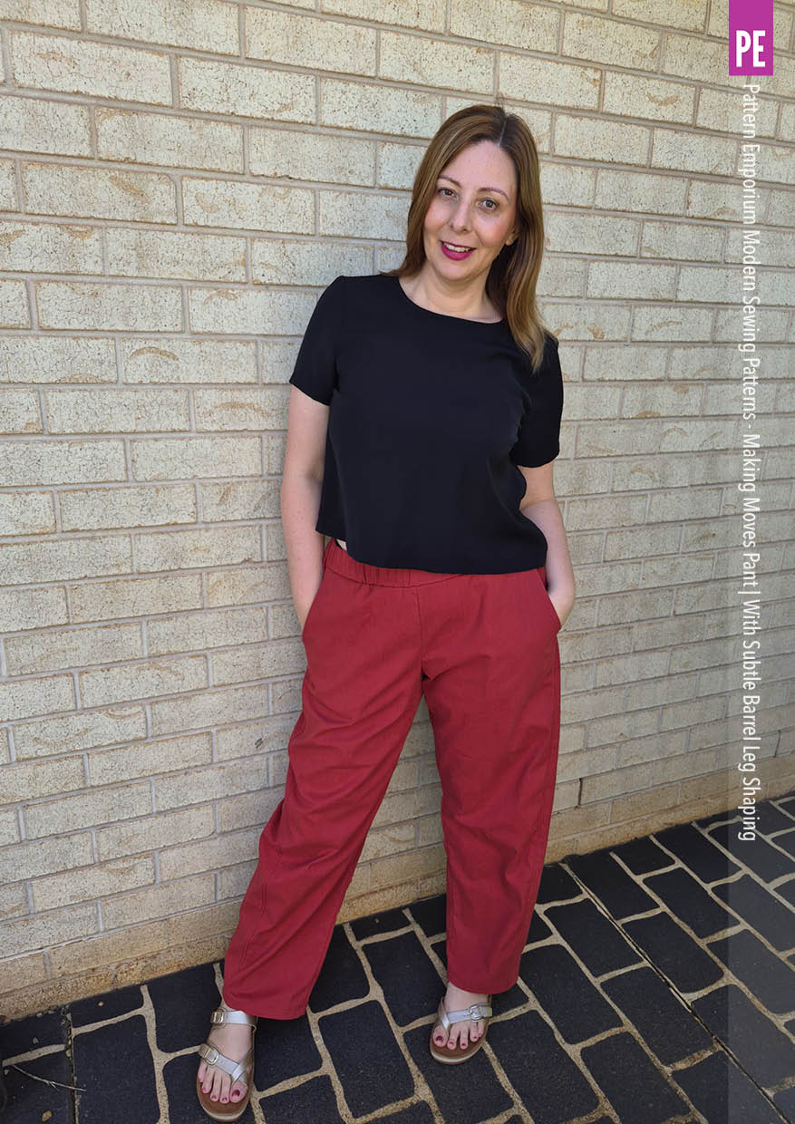 Making Moves Pants | With Subtle Barrel Leg Shaping PDF Sewing Pattern - Image 63