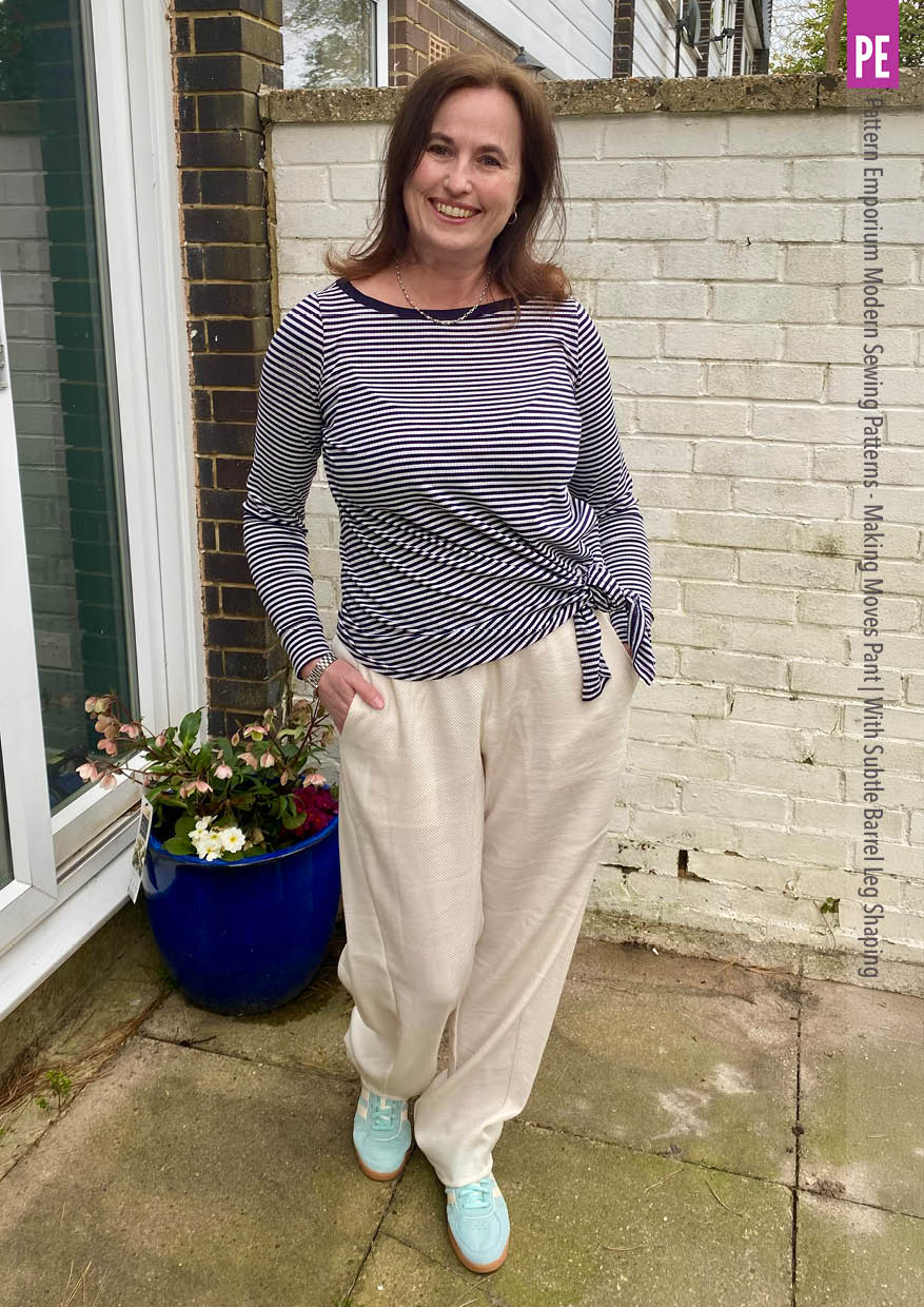 Making Moves Pants | With Subtle Barrel Leg Shaping PDF Sewing Pattern - Image 65