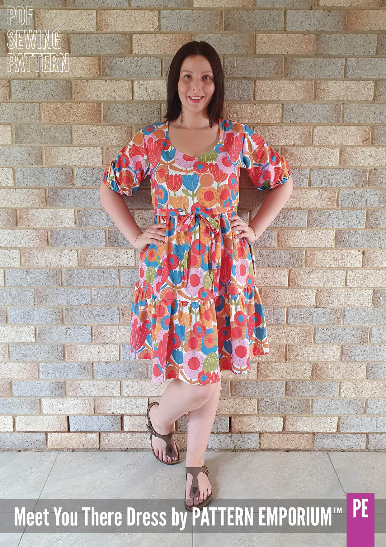Meet You There | Tiered Dress & Top PDF Sewing Pattern - Image 99