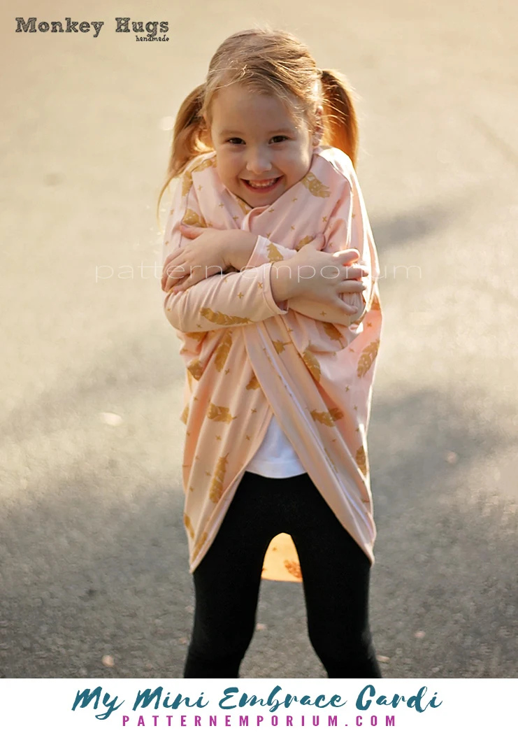 My Mini Embrace | Kids Cocoon Cardi PDF Sewing Pattern - Image 13