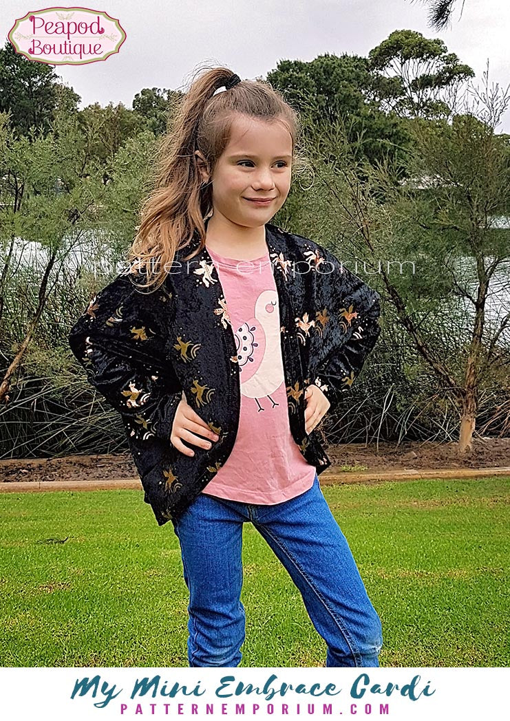 My Mini Embrace | Kids Cocoon Cardi PDF Sewing Pattern - Image 55