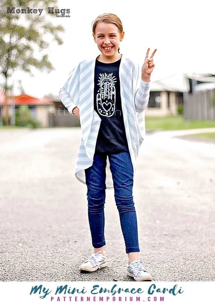 My Mini Embrace | Kids Cocoon Cardi PDF Sewing Pattern - Image 62