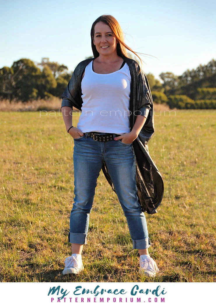 My Embrace | Women's Cocoon Cardi PDF Sewing Pattern - Image 29