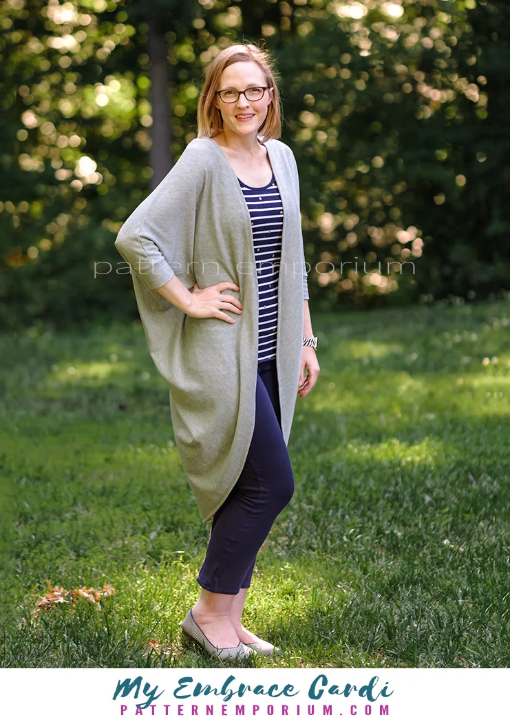 My Embrace | Women's Cocoon Cardi PDF Sewing Pattern - Image 46