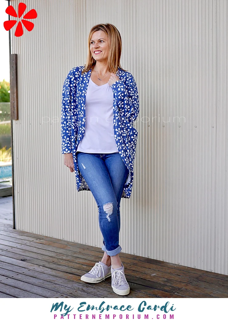 My Embrace | Women's Cocoon Cardi PDF Sewing Pattern - Image 82