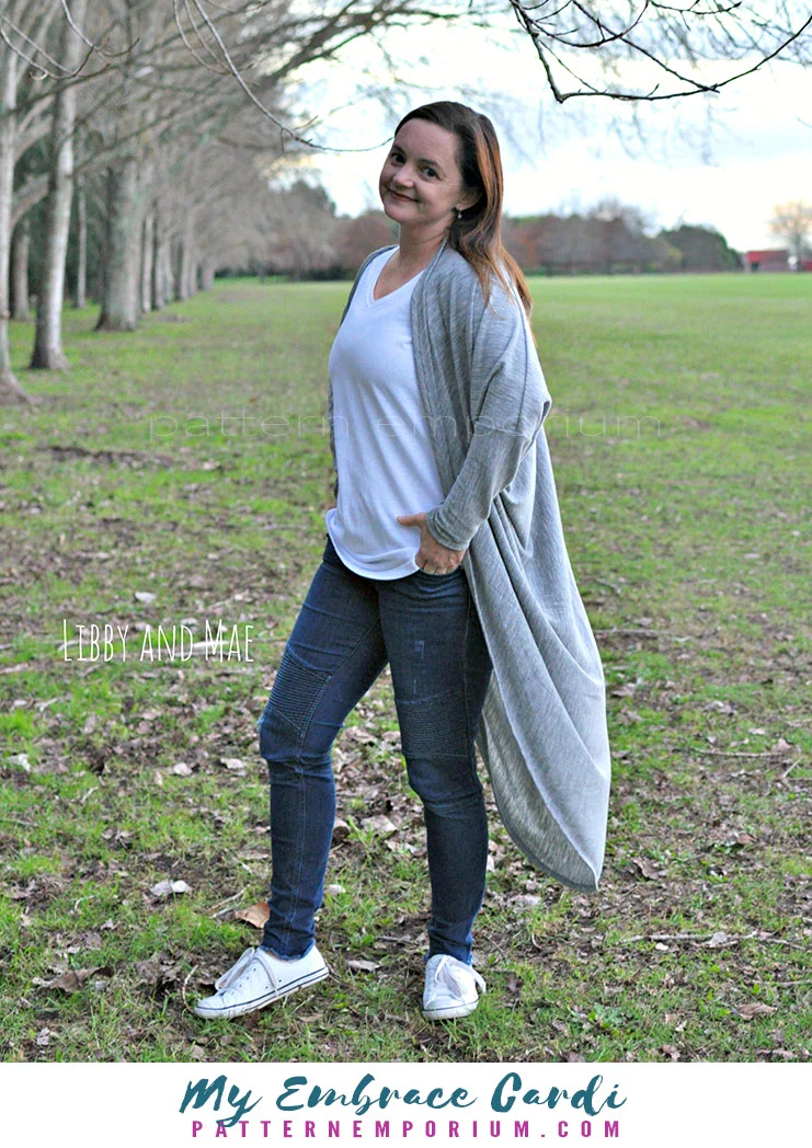 My Embrace | Women's Cocoon Cardi PDF Sewing Pattern - Image 85