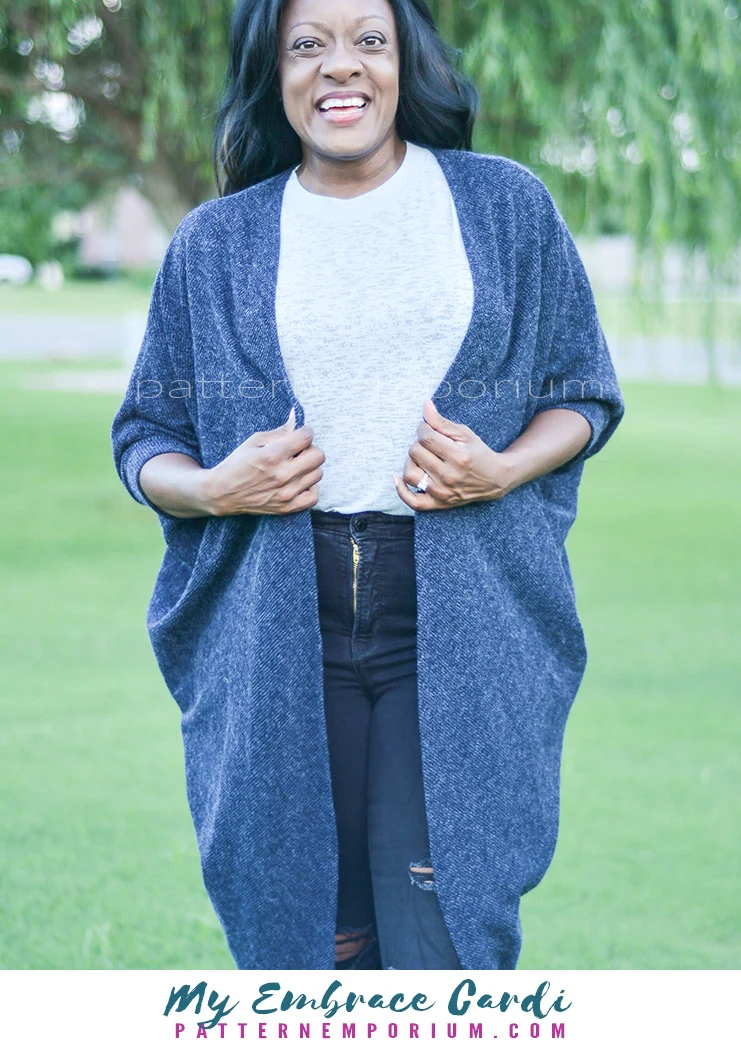My Embrace | Women's Cocoon Cardi PDF Sewing Pattern - Image 9