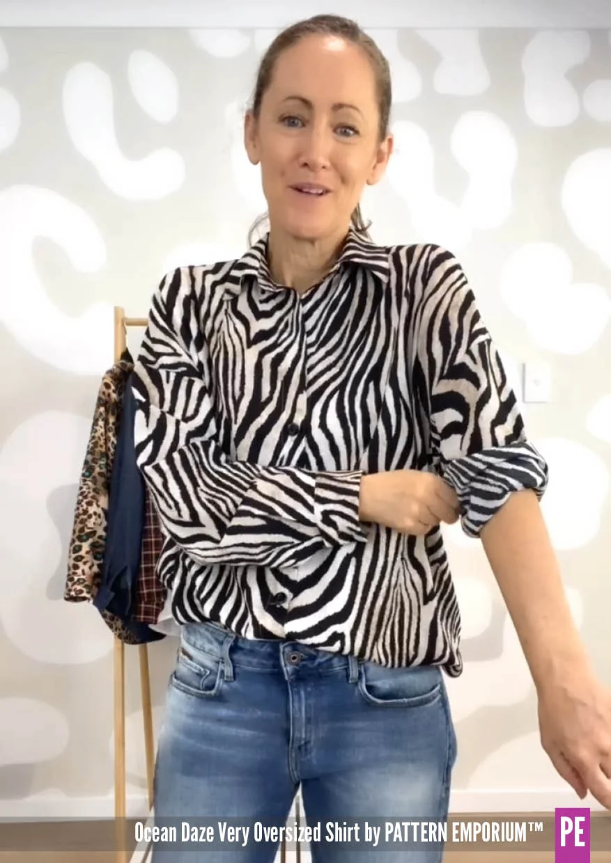 Ocean Daze | Very Oversized Shirt & Dress PDF Pattern - Image 14