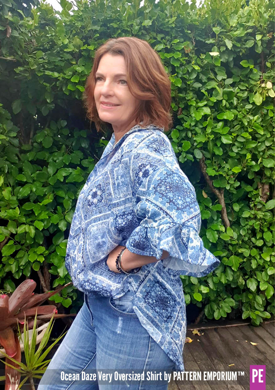 Ocean Daze | Very Oversized Shirt & Dress PDF Pattern - Image 40