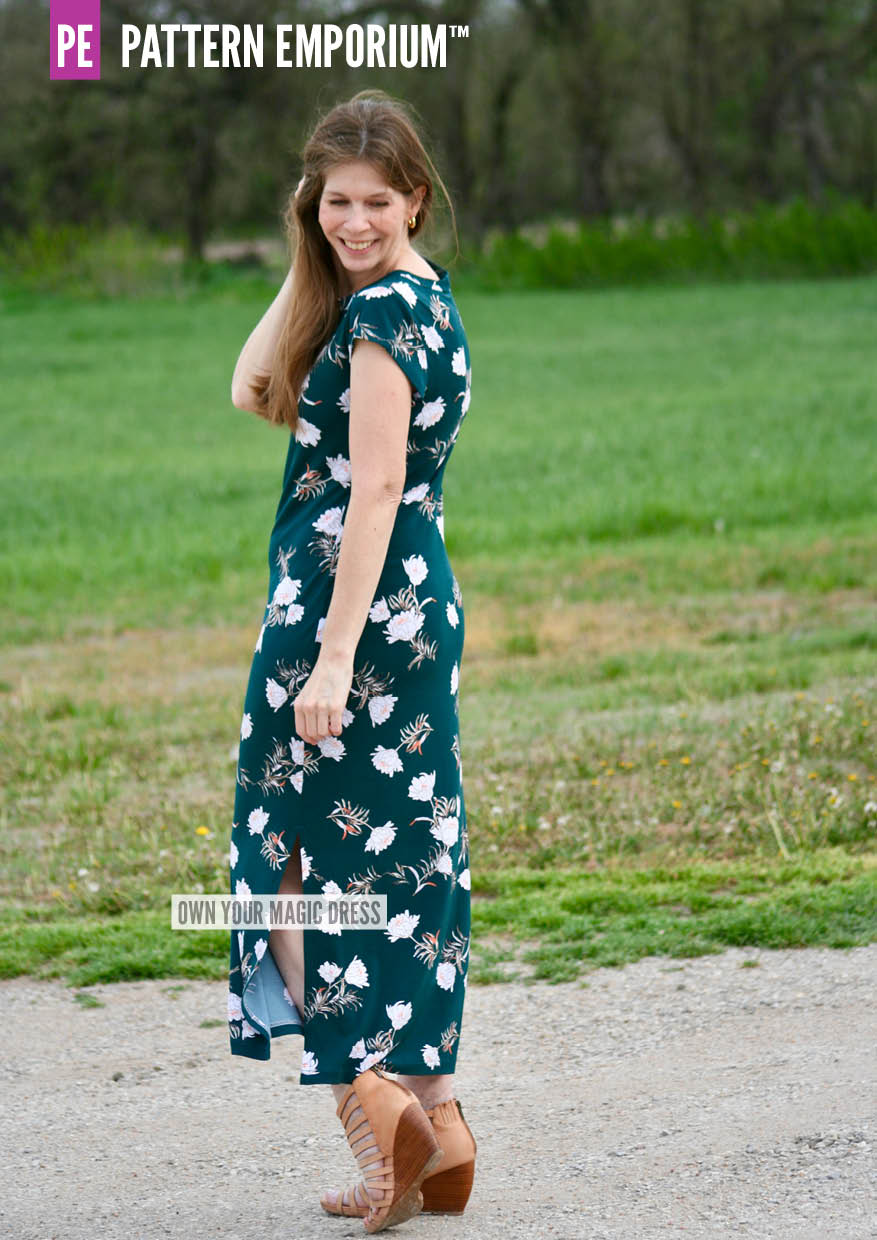 Own Your Magic | Slit Dress PDF Sewing Pattern - Image 39