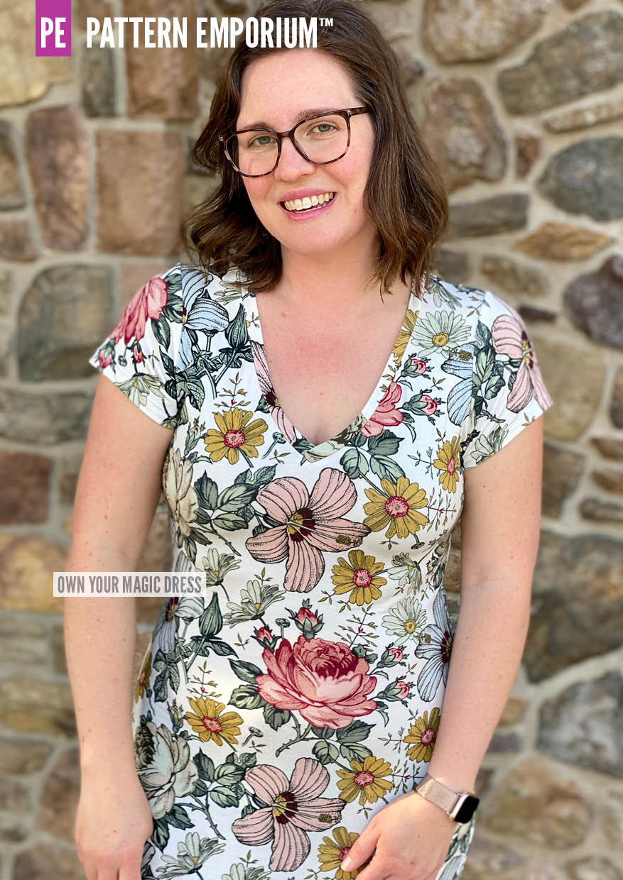 Own Your Magic | Slit Dress PDF Sewing Pattern - Image 47