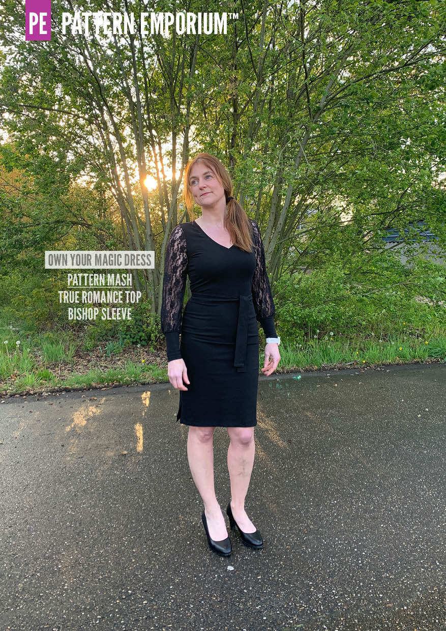 Own Your Magic | Slit Dress PDF Sewing Pattern - Image 48