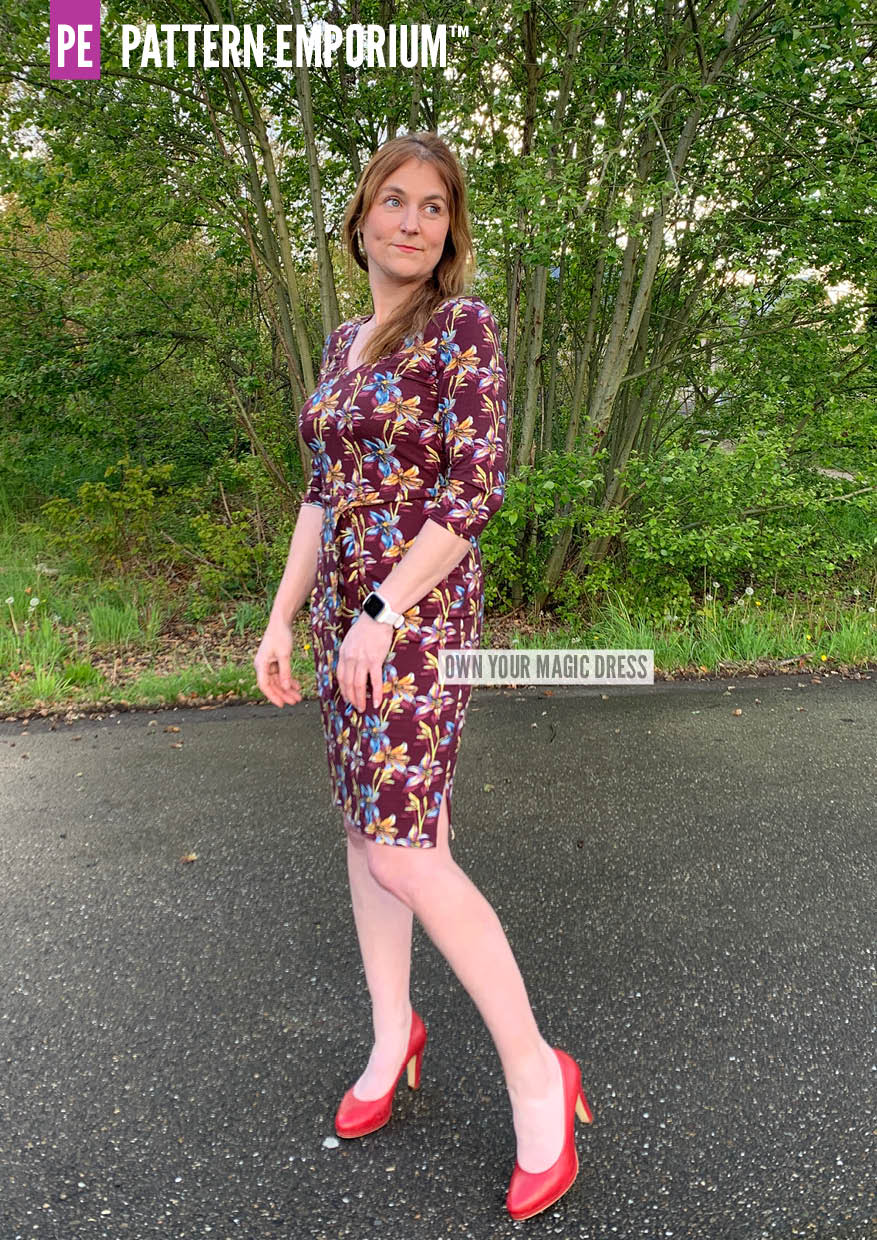 Own Your Magic | Slit Dress PDF Sewing Pattern - Image 52