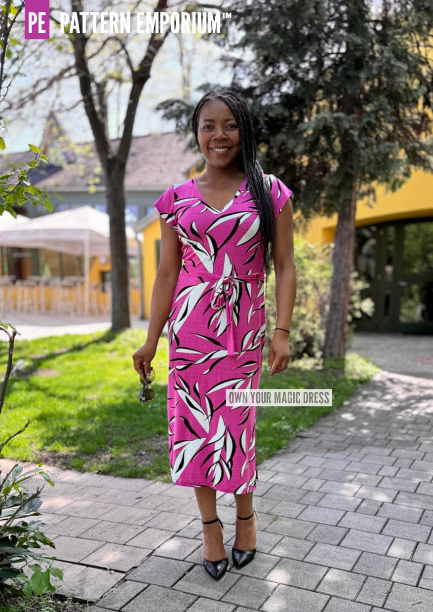 Own Your Magic | Slit Dress PDF Sewing Pattern - Image 61