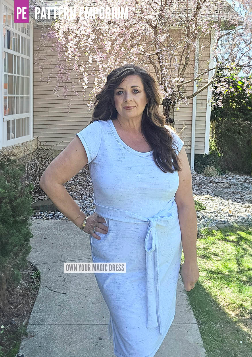 Own Your Magic | Slit Dress PDF Sewing Pattern - Image 66