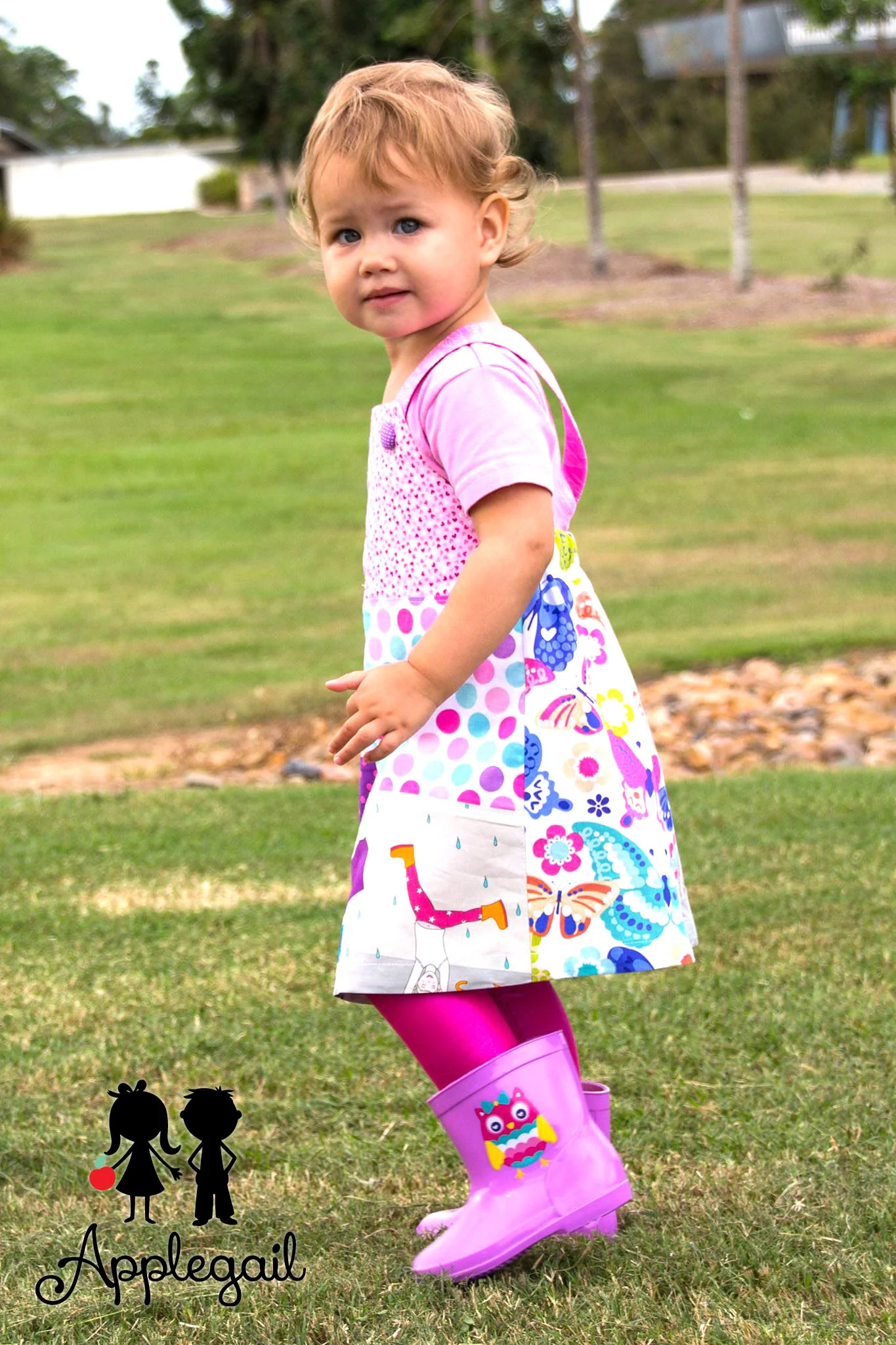 Playtime Pinny | Girls Pinafore Dress PDF Sewing Pattern - Image 12