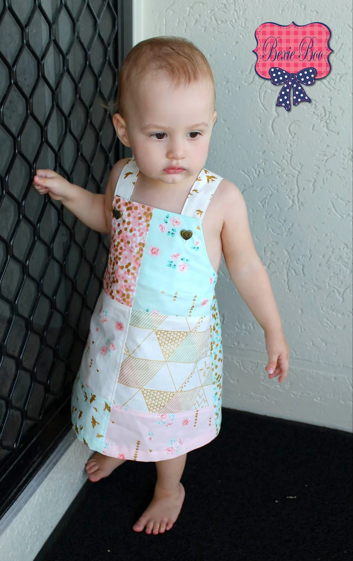 Playtime Pinny | Girls Pinafore Dress PDF Sewing Pattern - Image 14