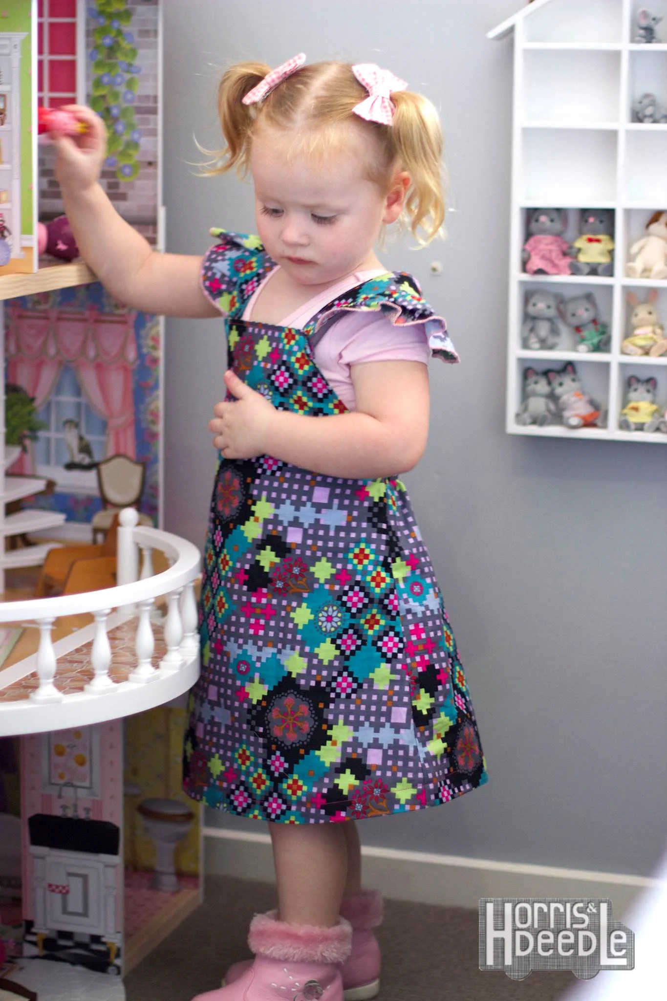 Playtime Pinny | Girls Pinafore Dress PDF Sewing Pattern - Image 18