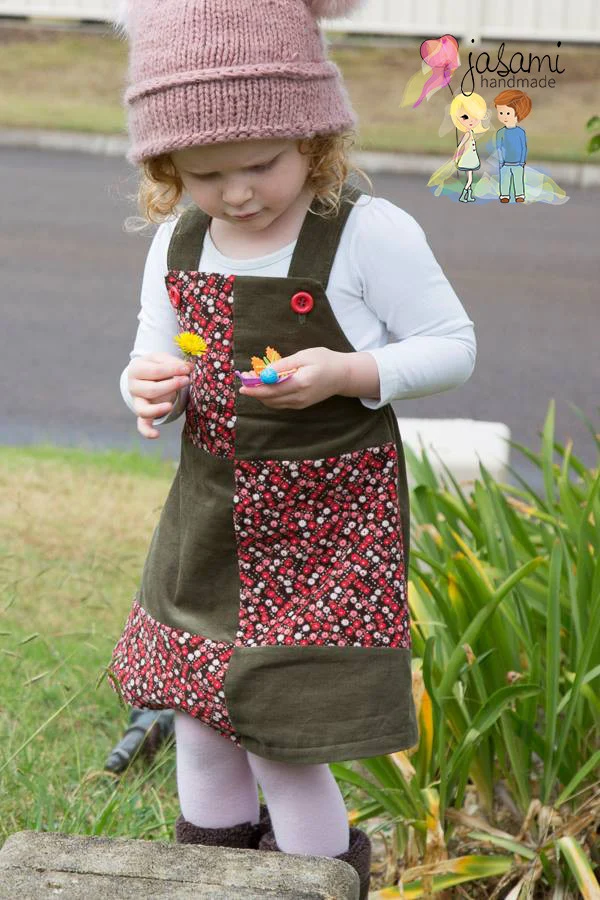 Playtime Pinny | Girls Pinafore Dress PDF Sewing Pattern - Image 21