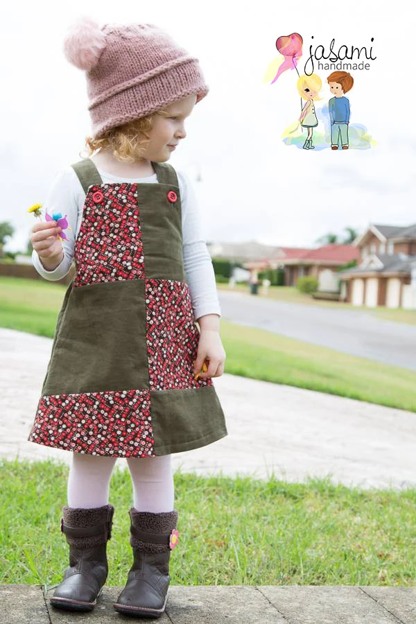Playtime Pinny | Girls Pinafore Dress PDF Sewing Pattern - Image 22