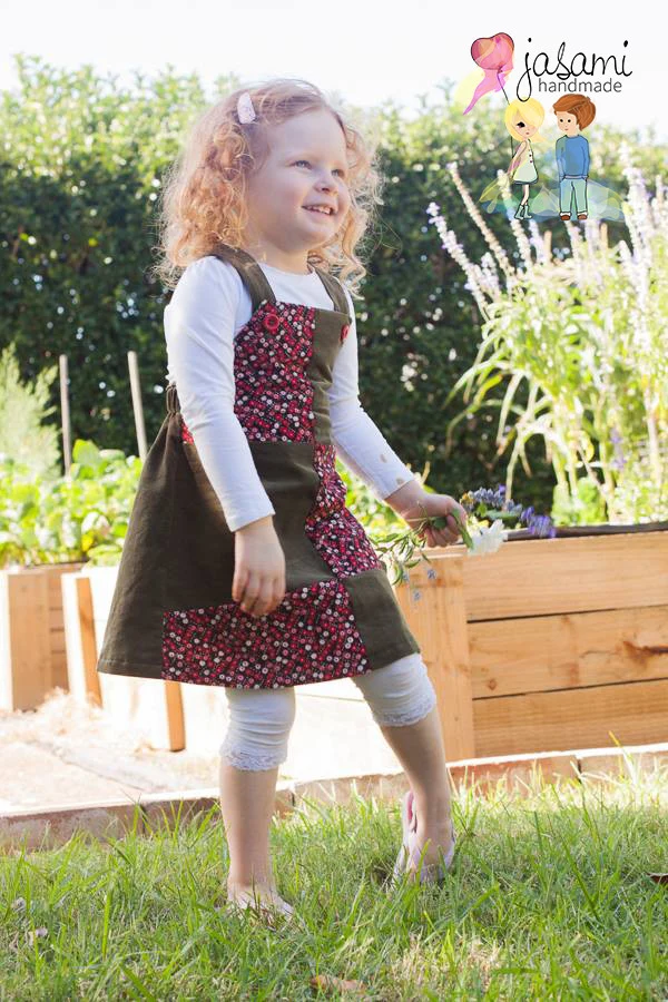 Playtime Pinny | Girls Pinafore Dress PDF Sewing Pattern - Image 23