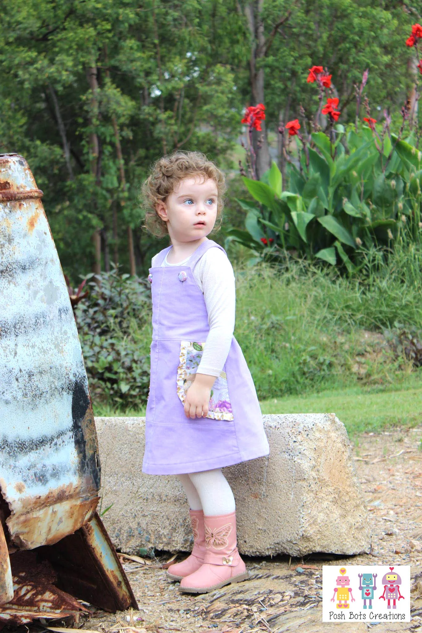 Playtime Pinny | Girls Pinafore Dress PDF Sewing Pattern - Image 25