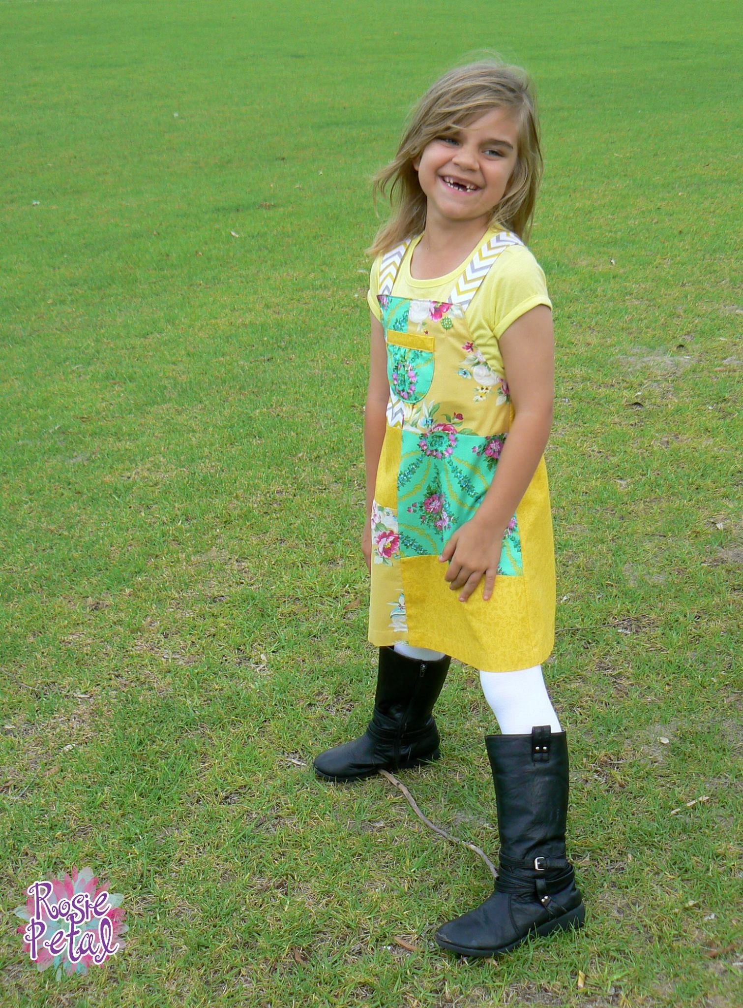 Playtime Pinny | Girls Pinafore Dress PDF Sewing Pattern - Image 8