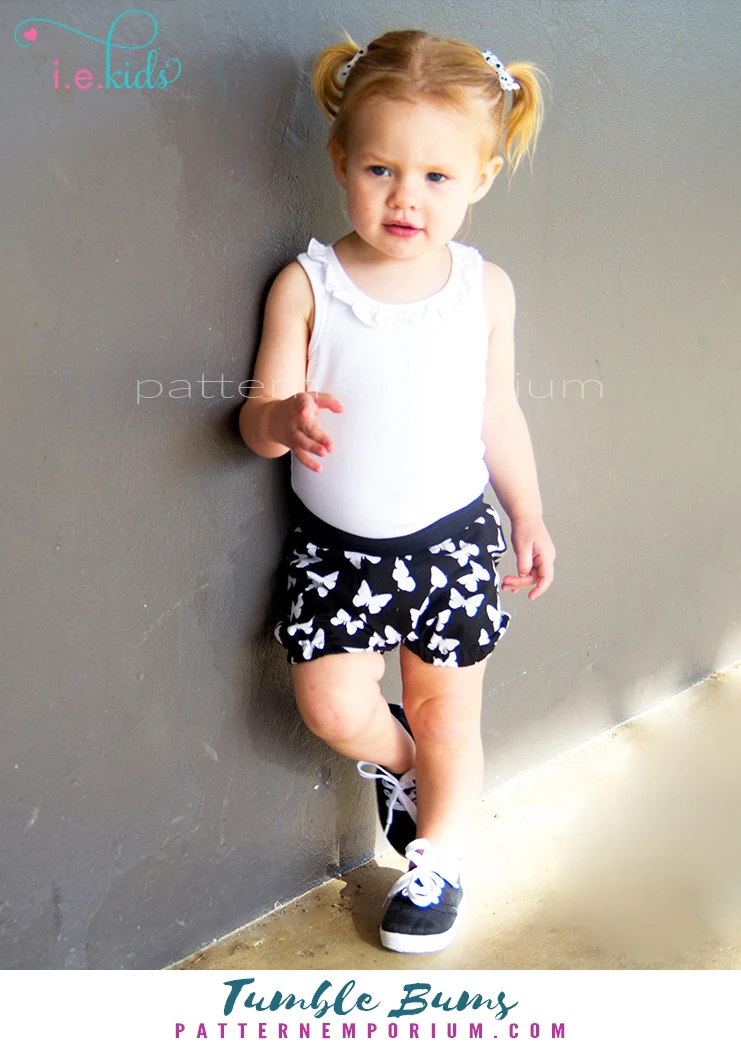 Tumble Bums | Baby & Toddler Shorts & Pants PDF Sewing Pattern - Image 10