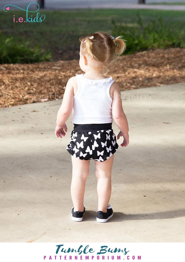 Tumble Bums | Baby & Toddler Shorts & Pants PDF Sewing Pattern - Image 11