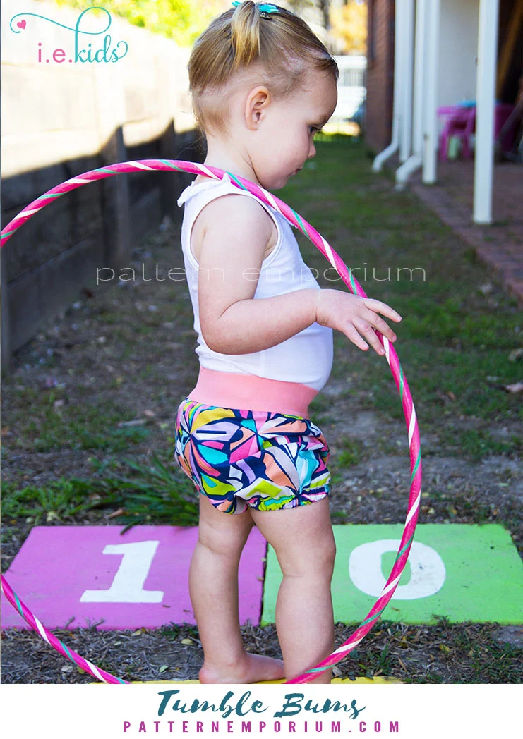 Tumble Bums | Baby & Toddler Shorts & Pants PDF Sewing Pattern - Image 12