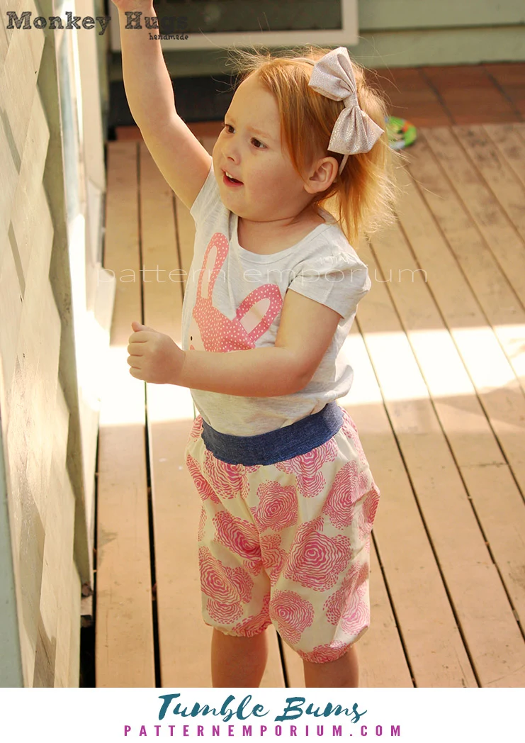 Tumble Bums | Baby & Toddler Shorts & Pants PDF Sewing Pattern - Image 14
