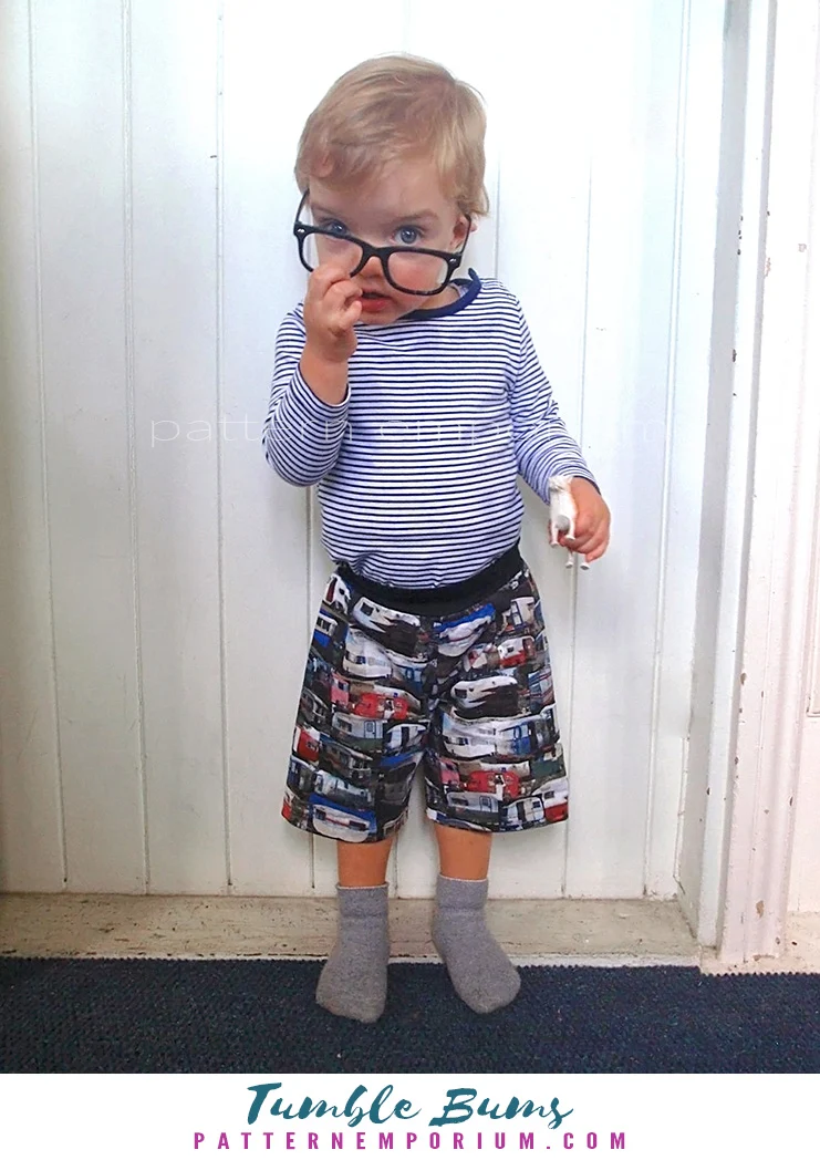 Tumble Bums | Baby & Toddler Shorts & Pants PDF Sewing Pattern - Image 16