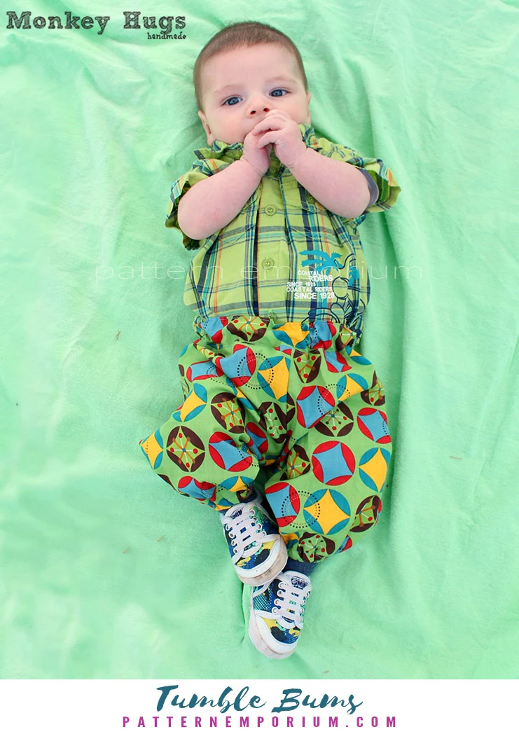 Tumble Bums | Baby & Toddler Shorts & Pants PDF Sewing Pattern - Image 17