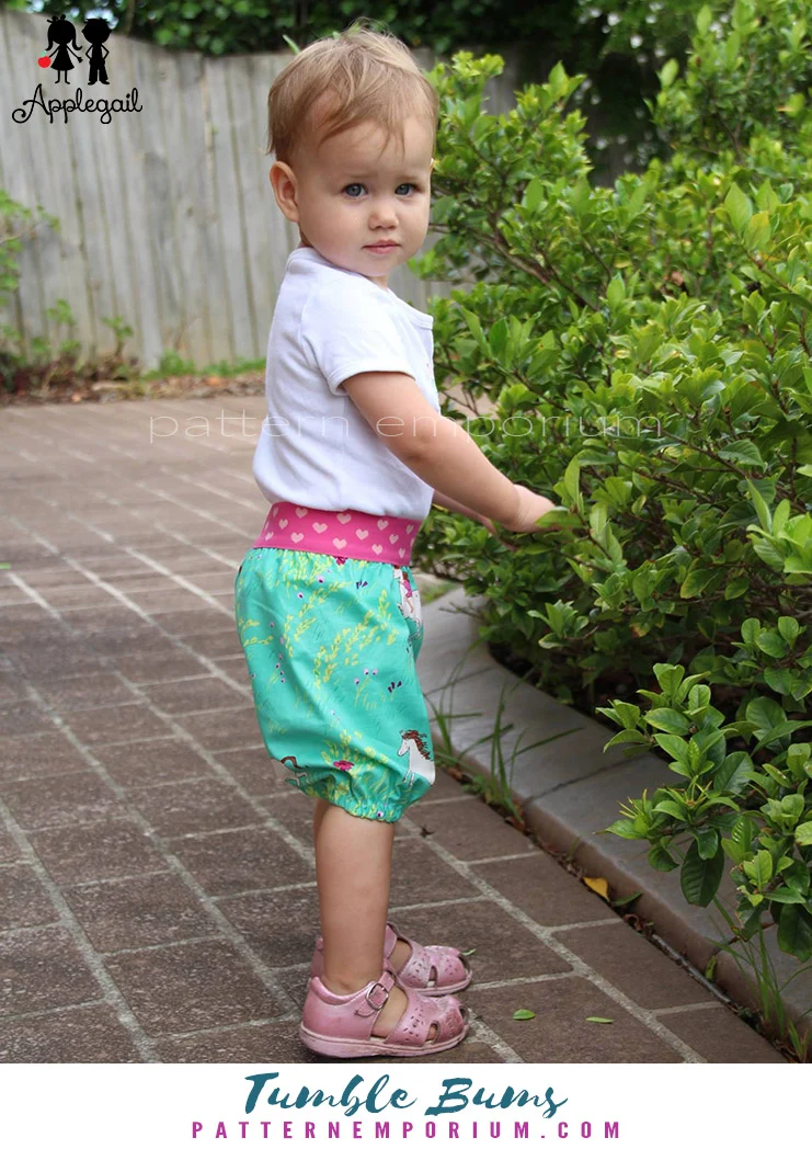 Tumble Bums | Baby & Toddler Shorts & Pants PDF Sewing Pattern - Image 4
