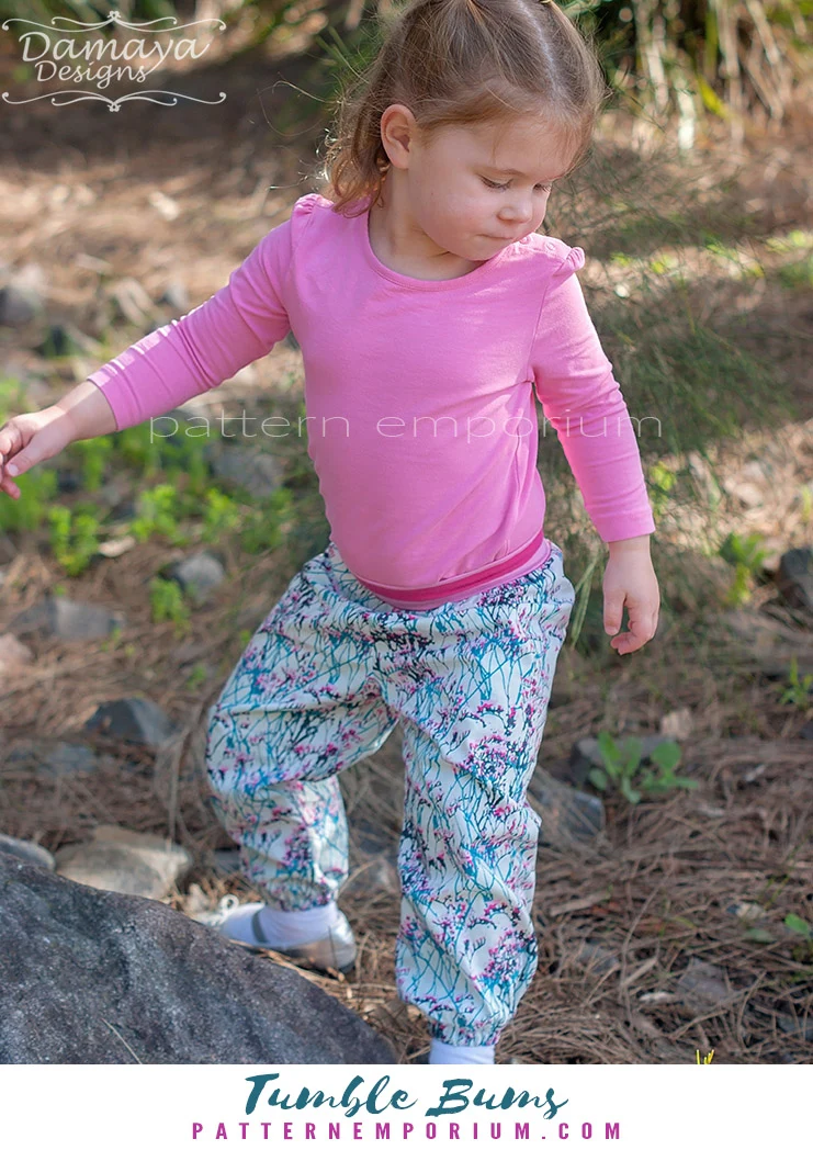 Tumble Bums | Baby & Toddler Shorts & Pants PDF Sewing Pattern - Image 7
