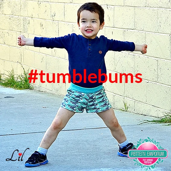 Tumble Bums | Kids Shorts & Pants PDF Sewing Pattern - Image 20