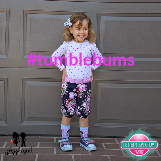 Tumble Bums | Kids Shorts & Pants PDF Sewing Pattern - Image 33
