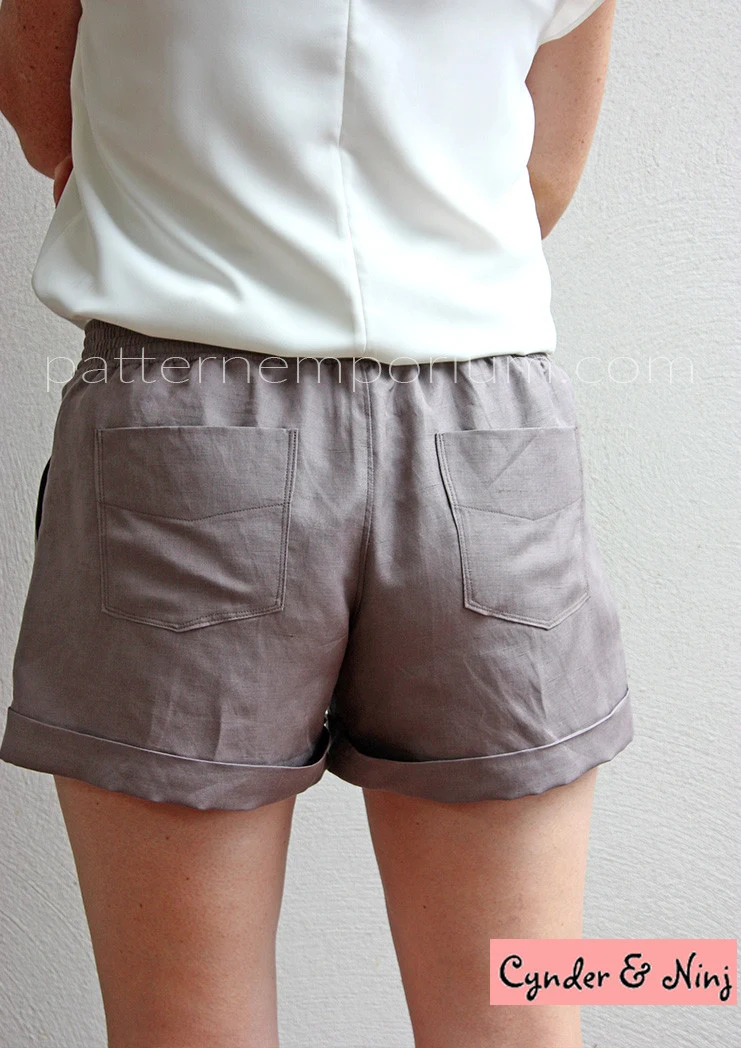 Getaway Shorts | Pull On Shorts PDF Sewing Pattern - Image 24