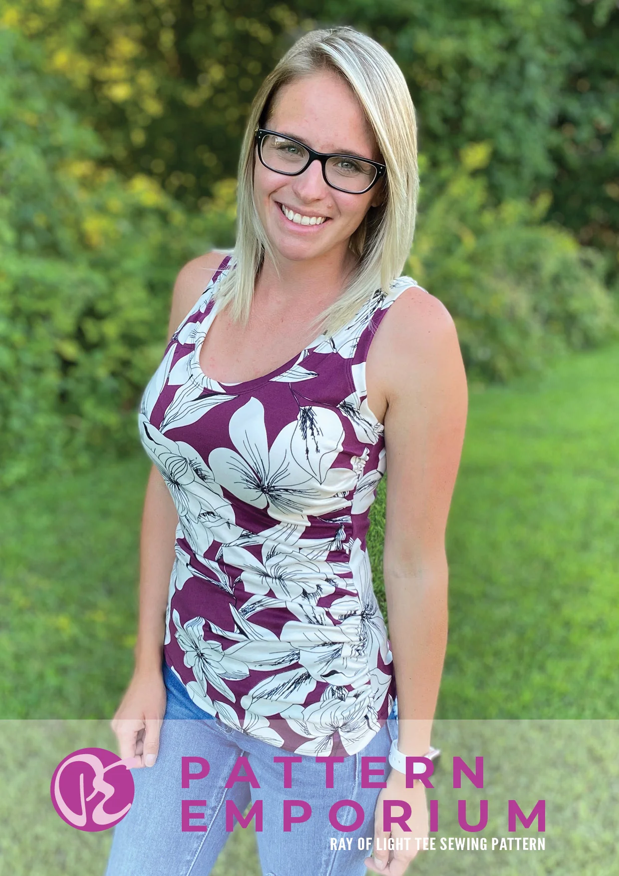 Ray of Light | Asymmetric Fitted Tee PDF Sewing Pattern - Image 10