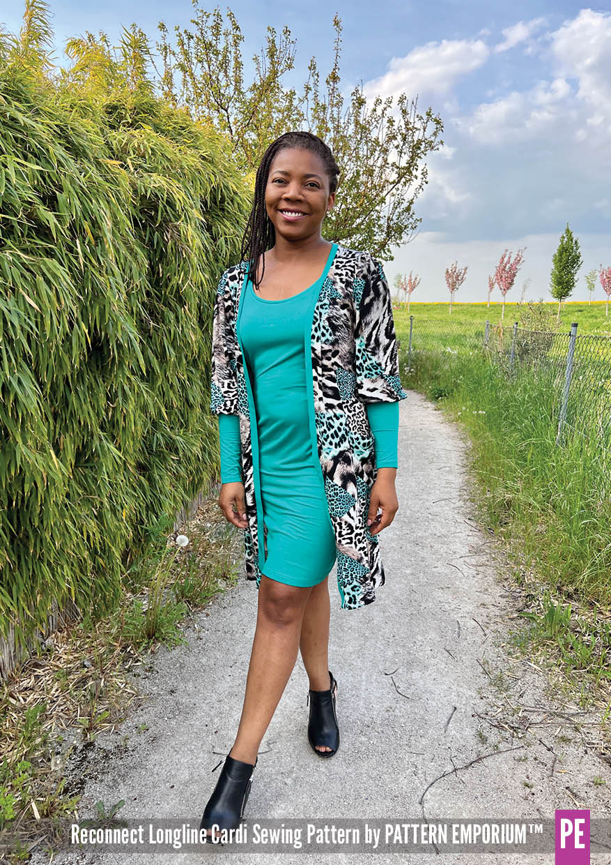 Reconnect | Longline Cardi PDF Sewing Pattern - Image 11